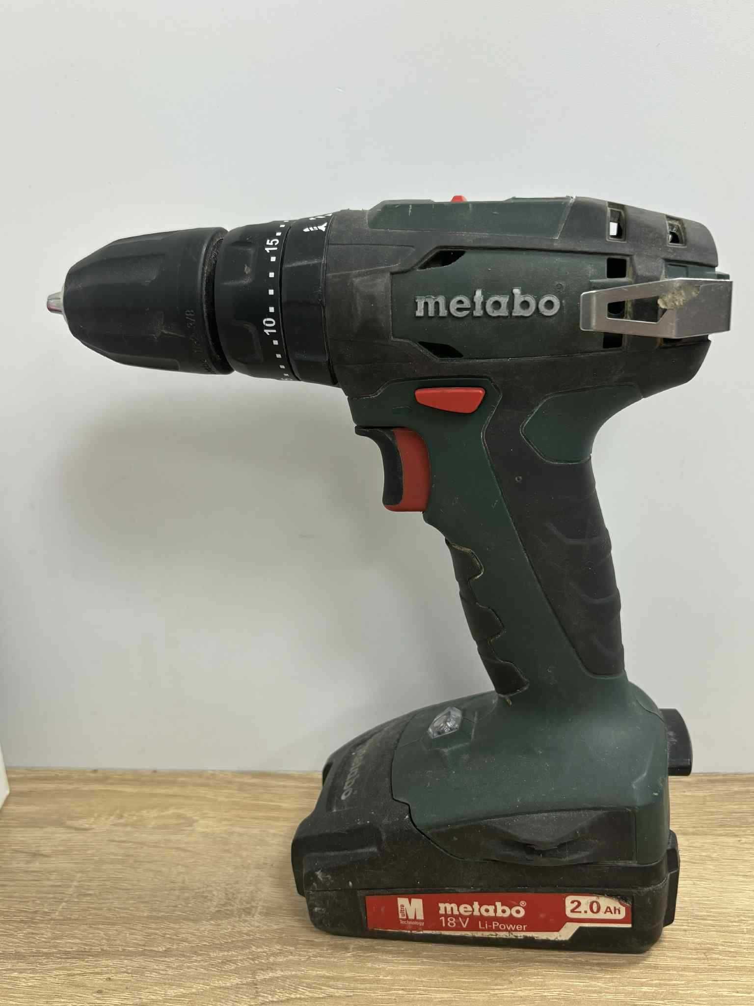 ZESTAW: Wkrętarka Metabo D-72622 + akumulator 18 V Li‑P 2,0 Ah + ład