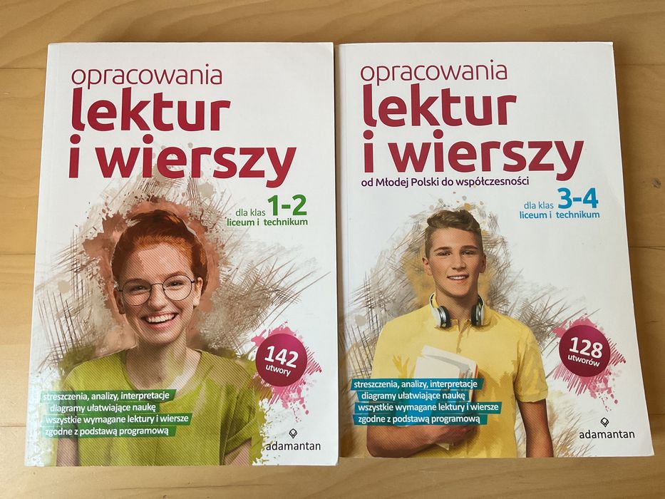 Opracowania lektur i wierszy