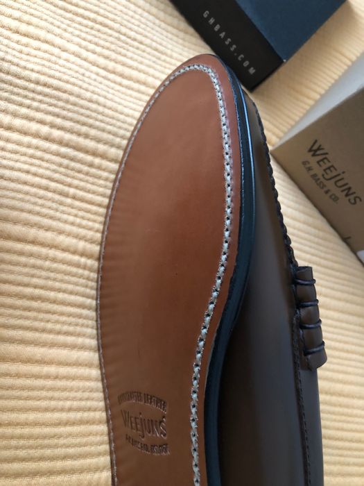 Mocassim/Loafer Gh Bass Weejuns Larson Penny 42 castanhos
