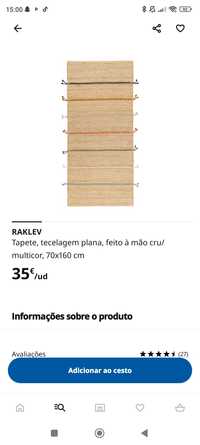 2 Tapetes Raklev - IKEA