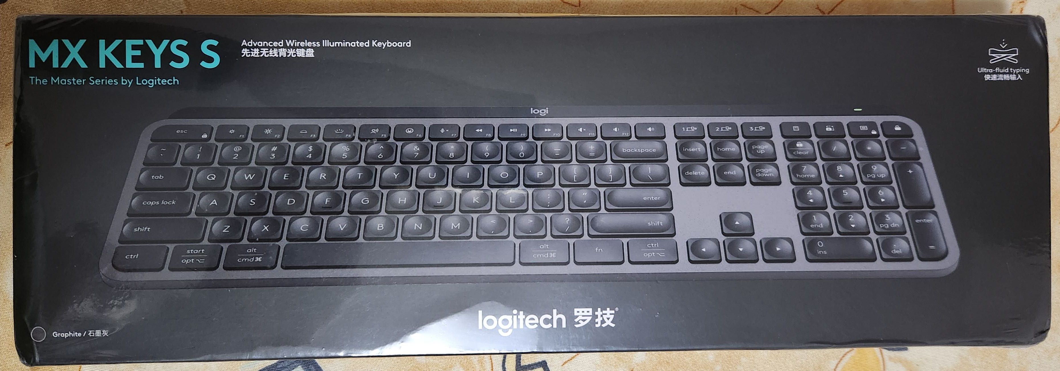 Клавиатура Logitech MX Keys S Graphite ANSI англ/рус/укр