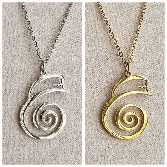 Colares Reiki "Dai Ko Myo" Tibetano em aço inoxidável