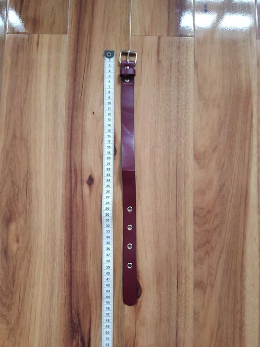 Brązowa obróżka dla psa obroża dla pieska dla psiaka elegancka