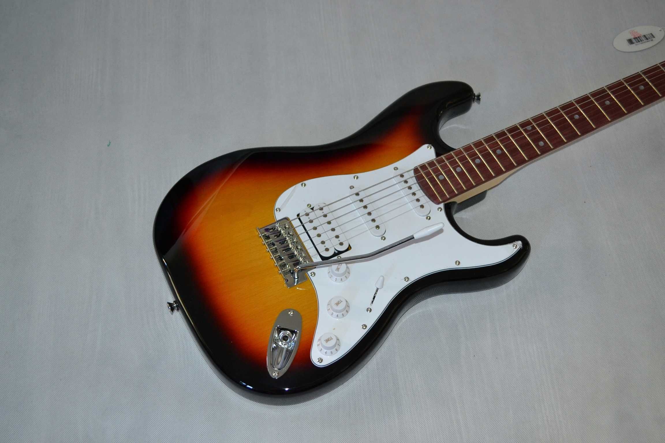 Harley Benton ST-20 HSS SB STRATOCASTER nowa gitara -ustawiona!