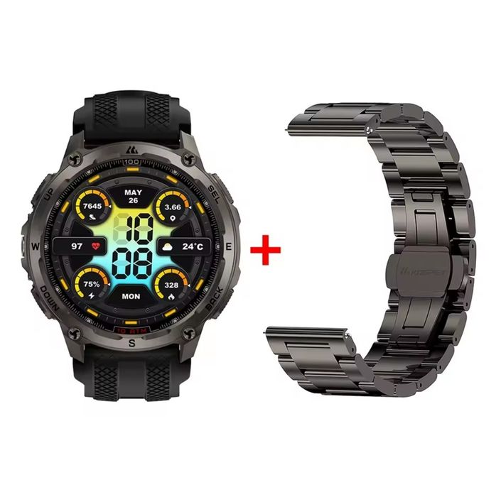 Новинка! Тактичний смарт годинник Kospet TANK T4 + Compass, GPS, 32GB