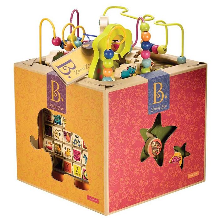 Ігровий розвиваючий центр Battat "Зоо-куб" - куб