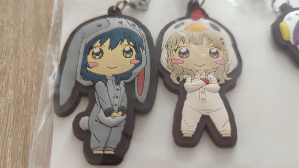 Yuru Yuri rubber straps (Piżamowe, 4 sztuki)