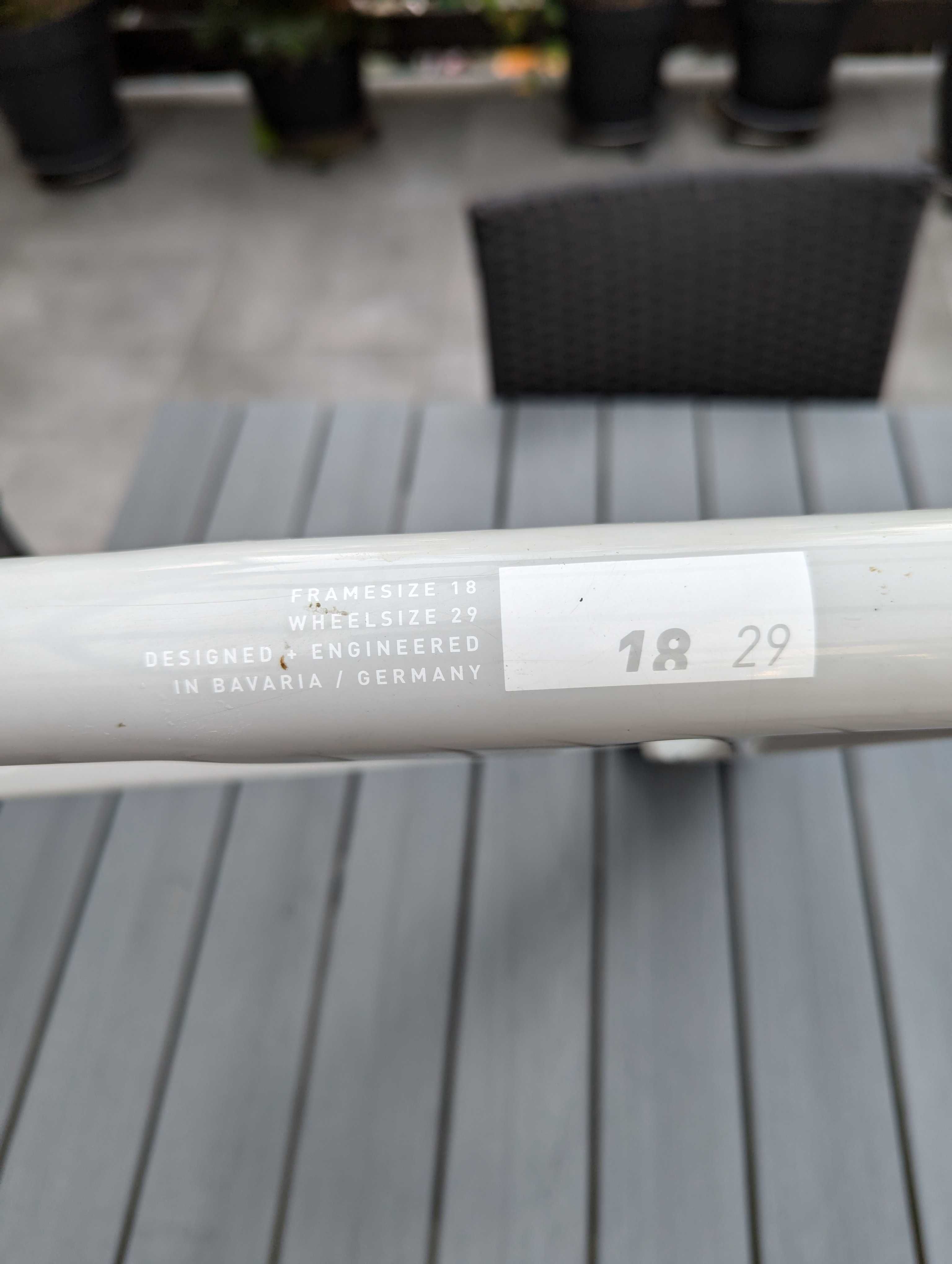 CUBE AMS 100 C:68 SL 29 - rama MTB XC. (Uszkodzona)
