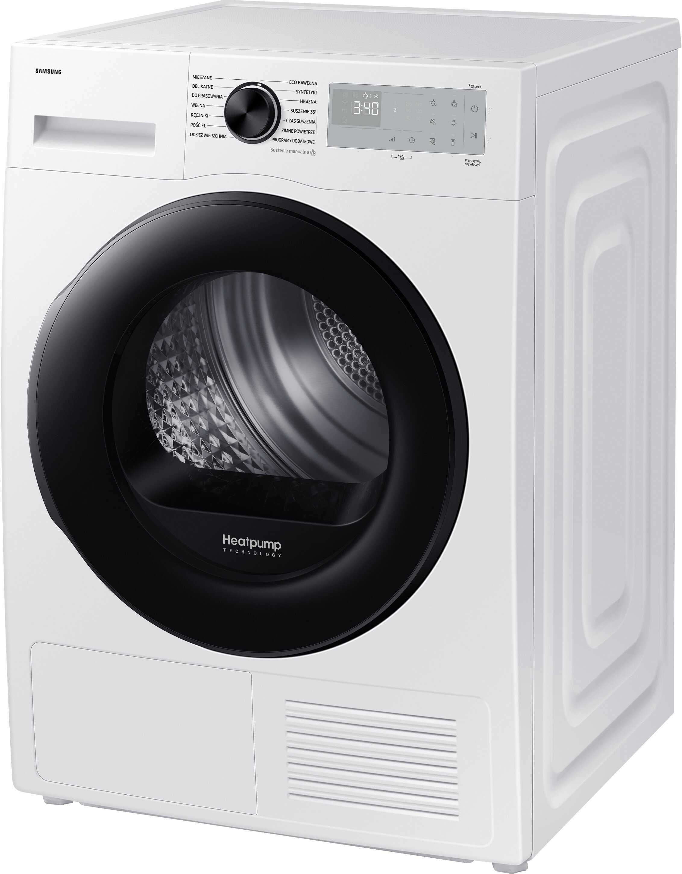 Nowa suszarka Samsung 9 kg z pompą ciepła – zapakowana, gwarancja!