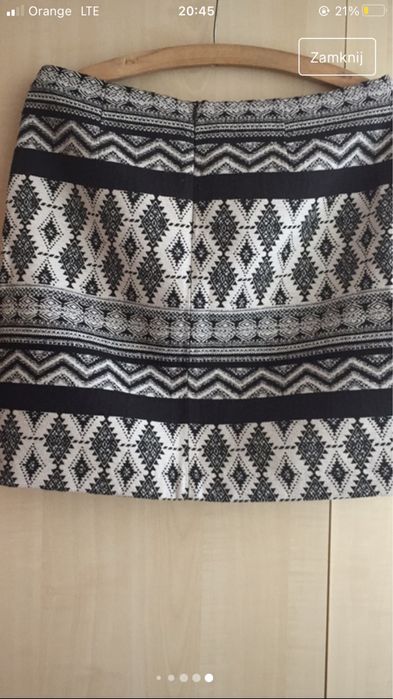 Mini spodniczka we wzory azteckie
