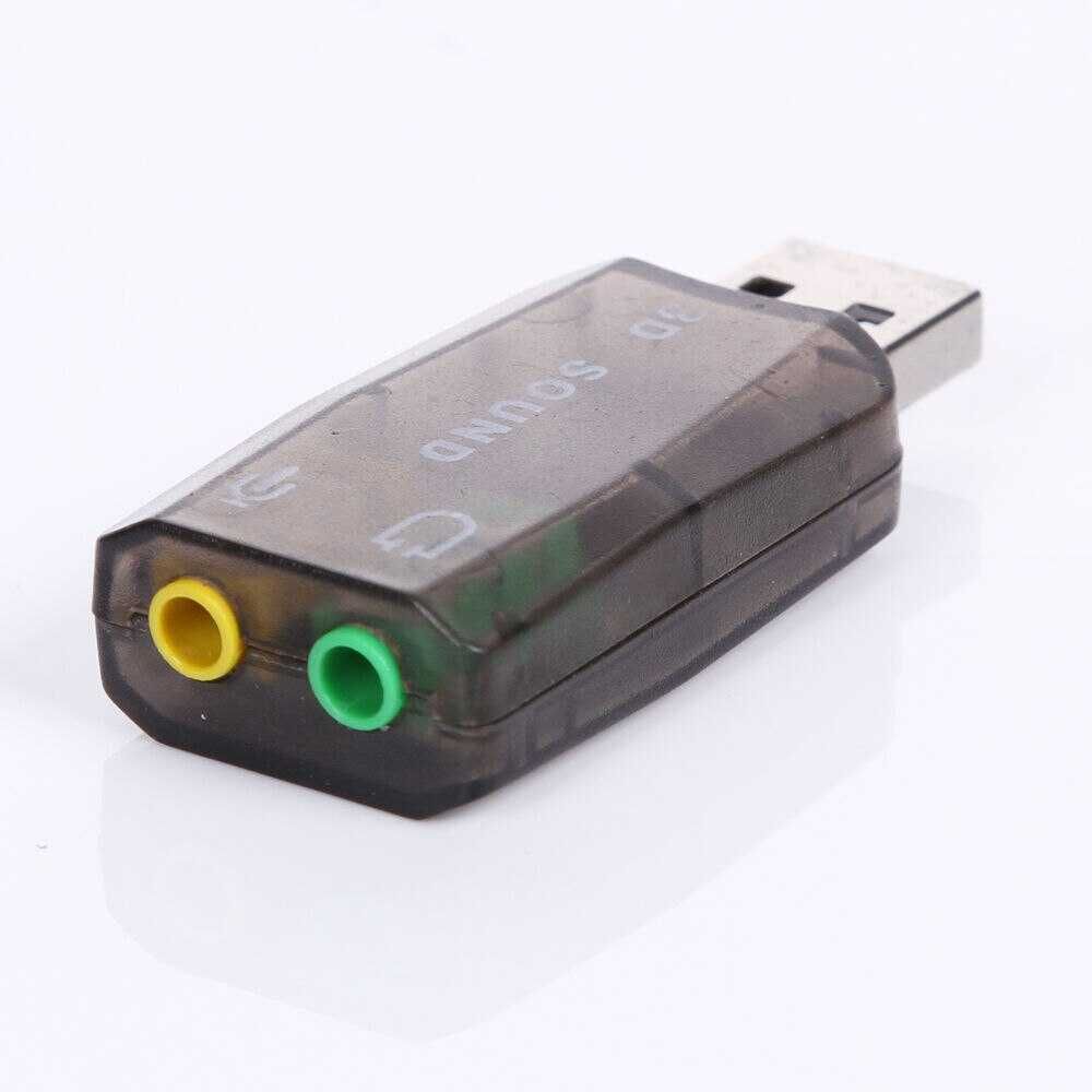 Sound audio контролер звукова карта зовнішня USB 3D card adapter 5.1