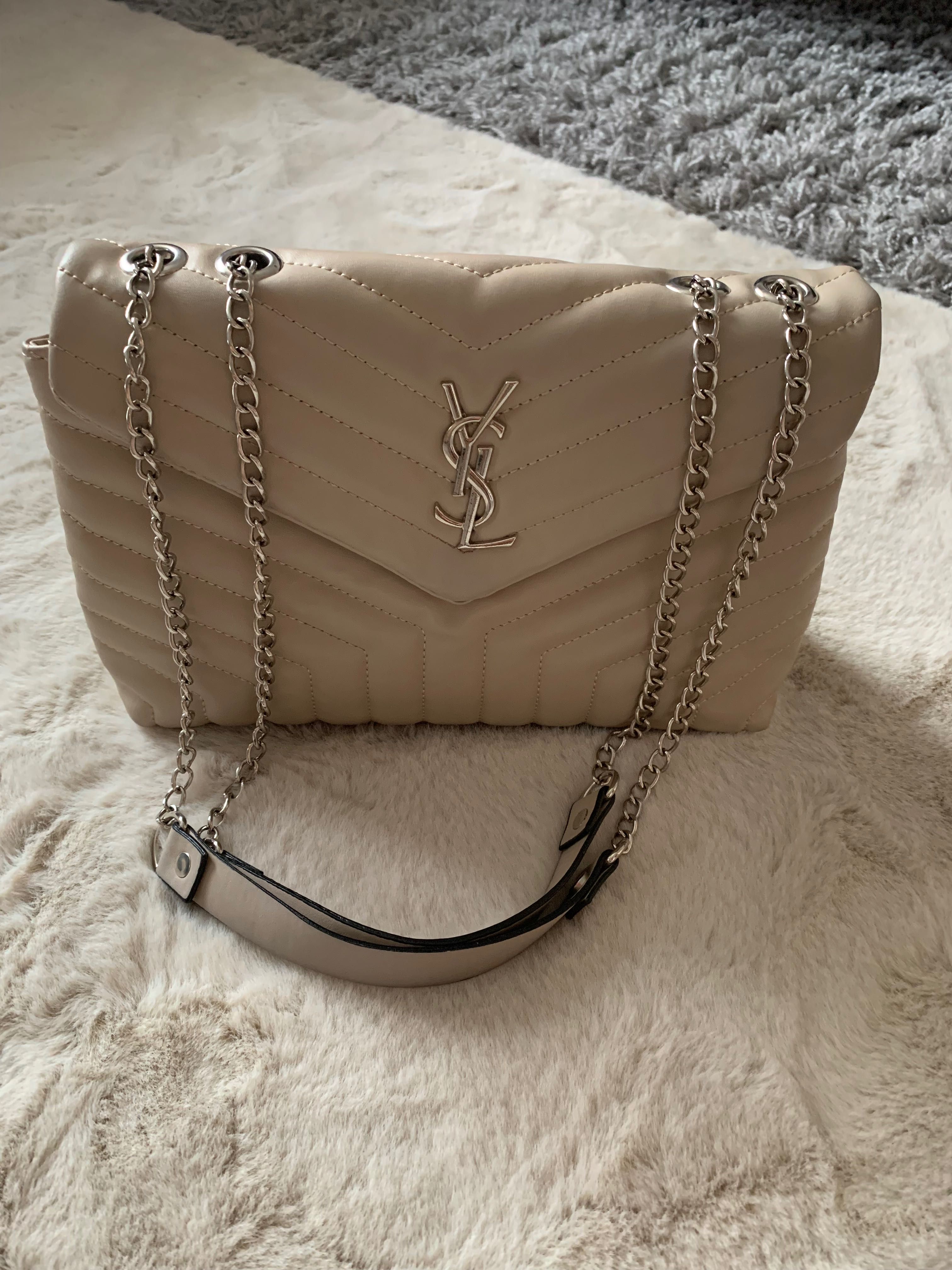 Torebka beżowa YSL