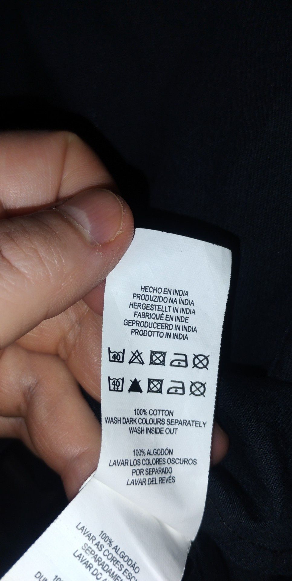 152 zadbana czarna koszula Rebel 100% bawełna