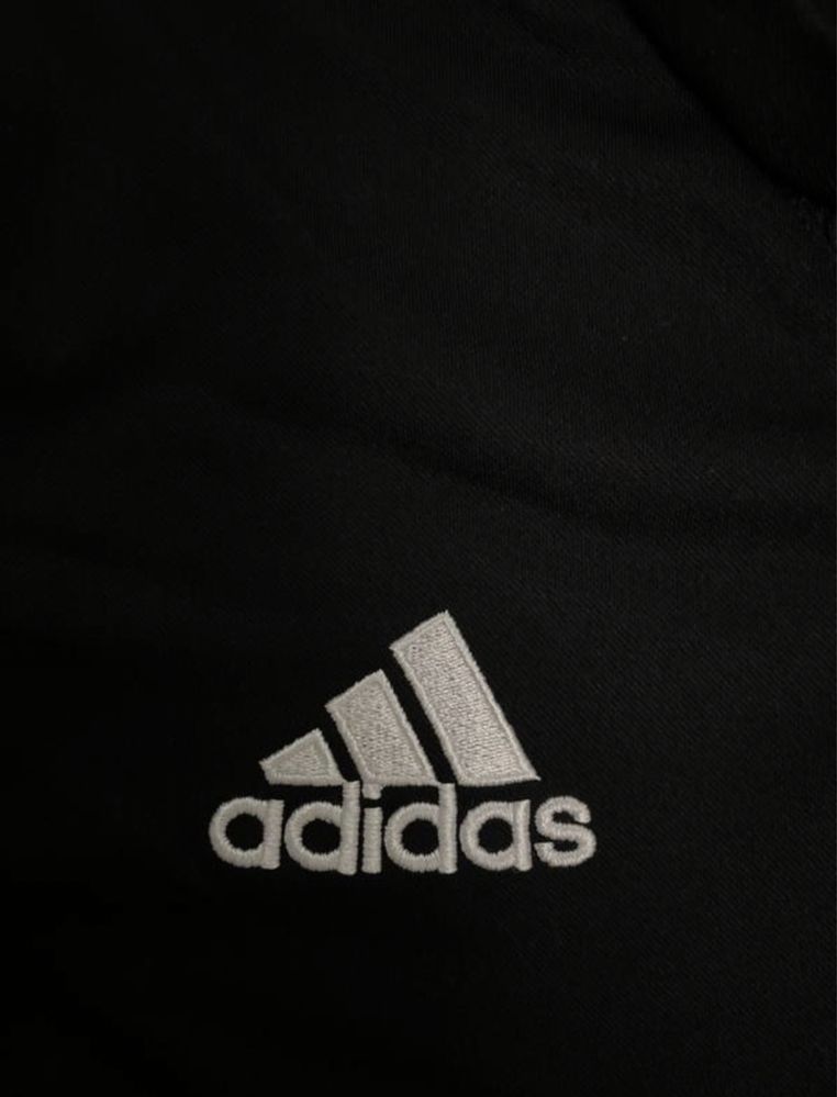 Світшот adidas чорний з лого, жіночий. Кофта спортивна