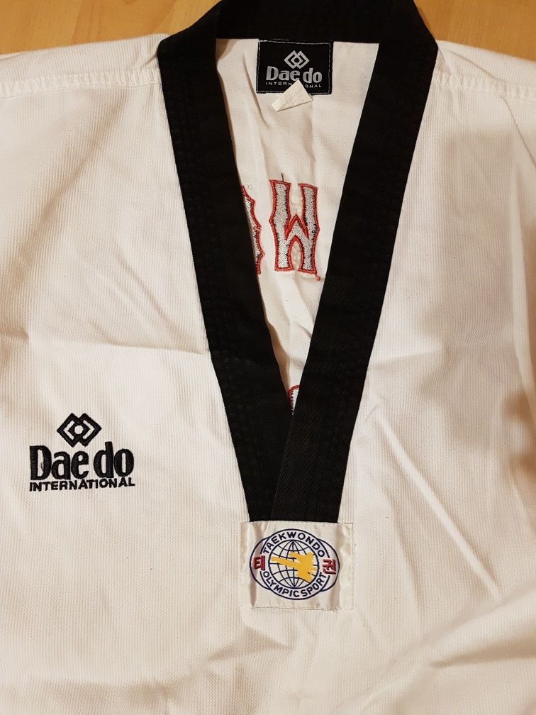 Dobok Kimono taekwondo ubranie góra 190cm duże Daedo