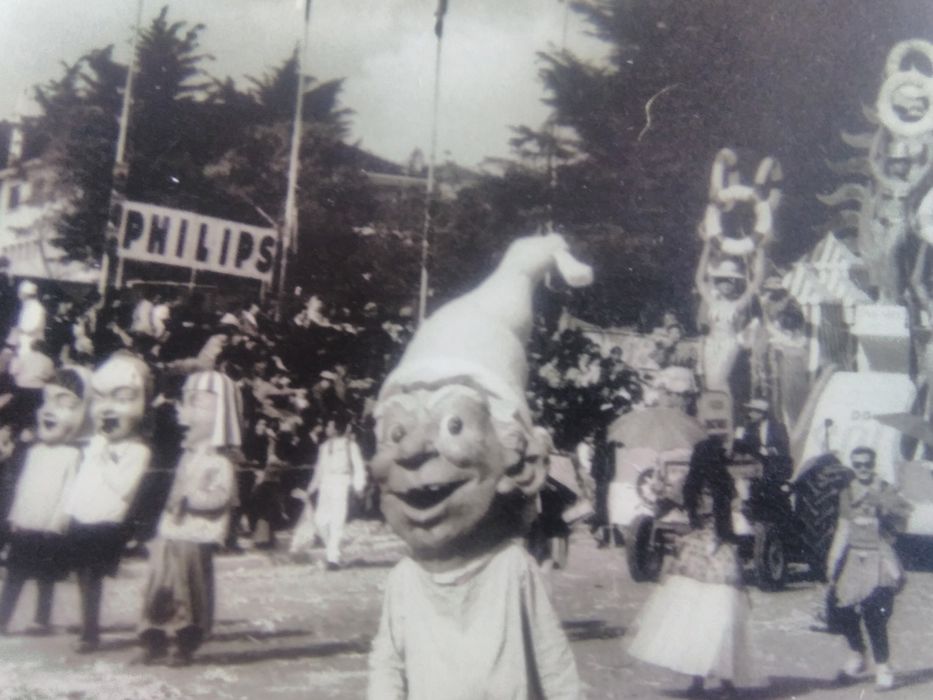 Lote fotografias originais antigas Estoril Sol desfile carnaval 1966