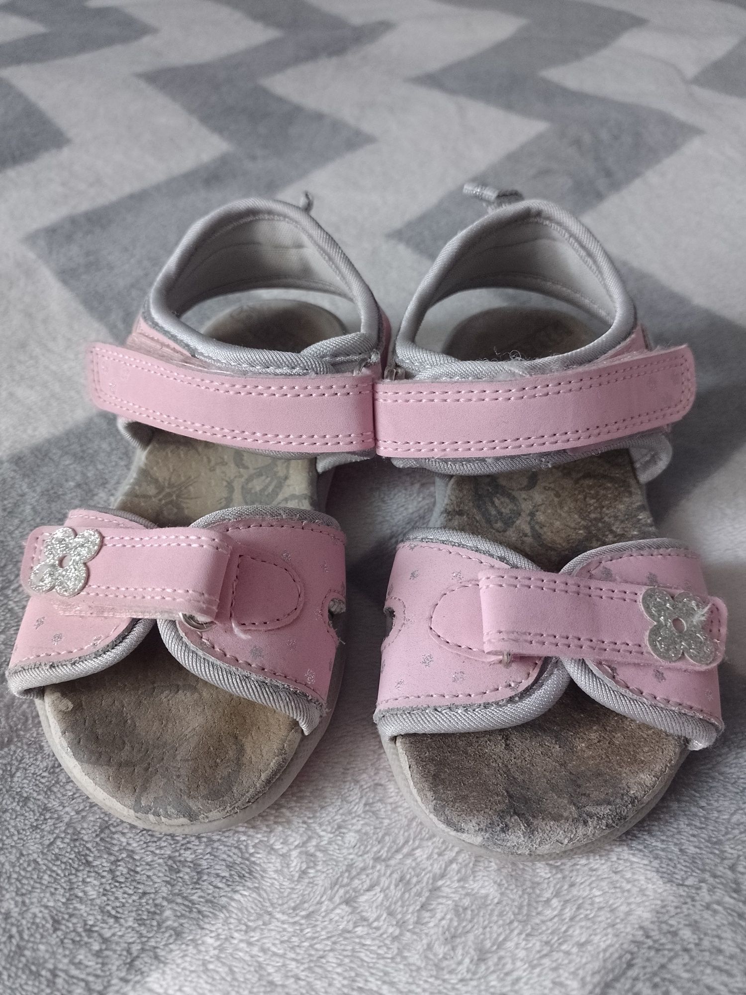 Sandały r. 25 dla dziewczynki sandałki różowe