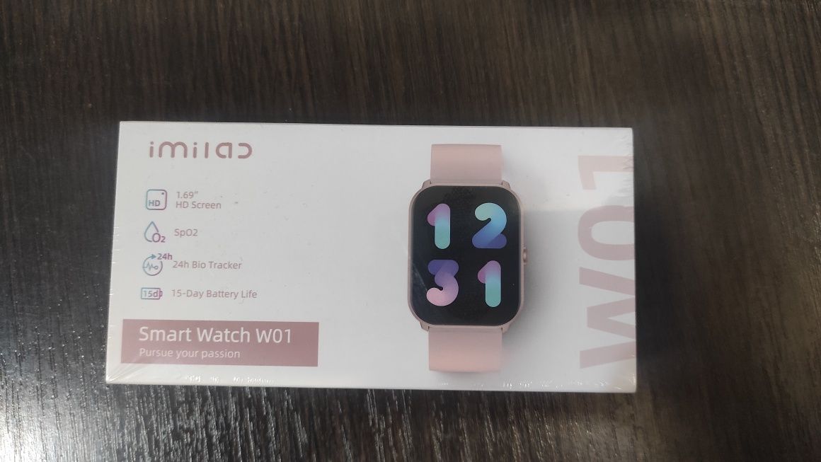 Смарт - годинник Xiaomi Imilab W01 Smart Watch Pink Global Оригінал