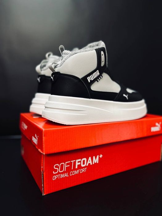 Женские кроссовки Puma Кожаные зимові кросівки пума