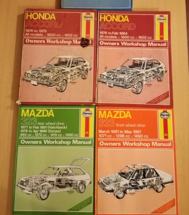 Manuais Técnicos Haynes RTA e Outros - Todas as marcas e modelos
