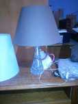 Lampa orrefors szklana