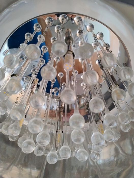 Lampa Glamour srebrna