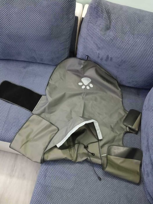 Płaszcz przeciwdeszczowy odblaskowy XL z kapturem dla psa