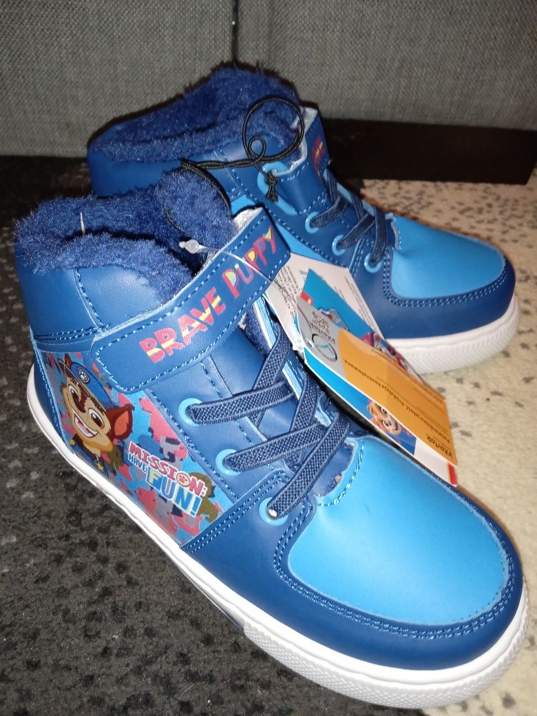 Buty sneakersy 30 chase nowe zimowe psi patrol paw patrol