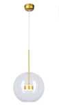 Wisząca lampa Bubbles ST-0801-1 GOLD Step LED 28W 3000K szklana kula z