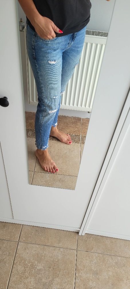 Spodnie jeansowe damskie