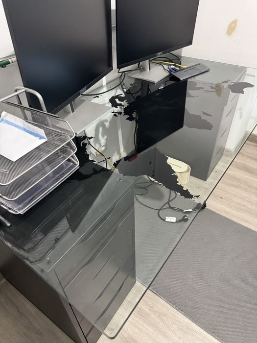 Biurko blat plus szafki