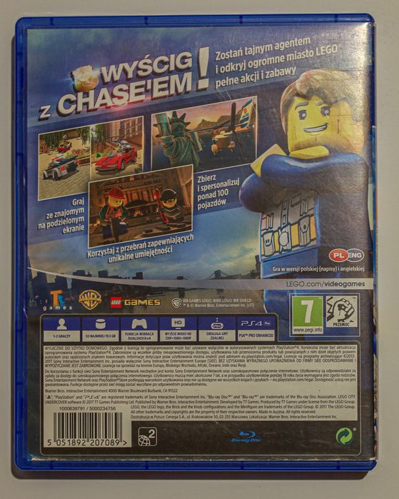 LEGO city tajny agent/undercover PS4