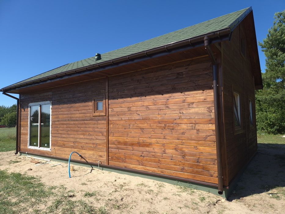 Domek całoroczny drewniany