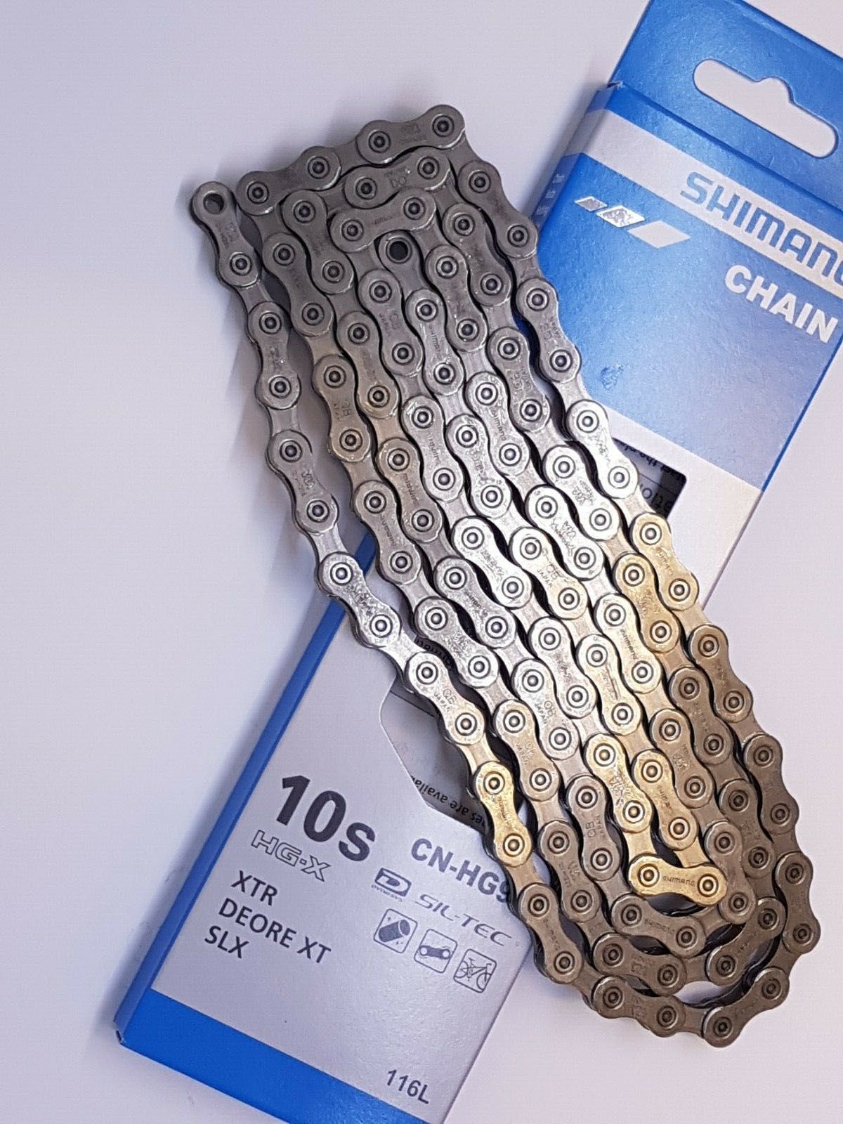 Цепь SHIMANO CN-HG95+ в парафине, SIL-TEC  10sp., 116 зв. !