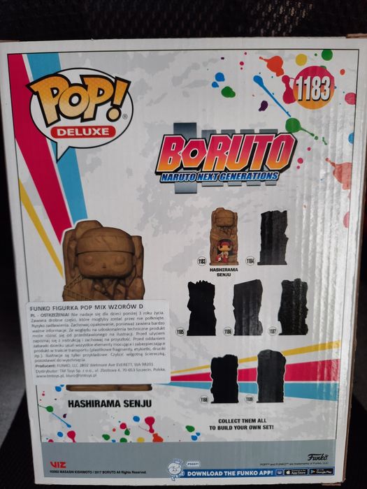 Funko POP Deluxe Naruto Boruto: Hashirama Senju 1183 GameStop Exclusiv