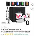 PULUZ PU5060 Namiot bezcieniowy 60x60cm LED 5500K