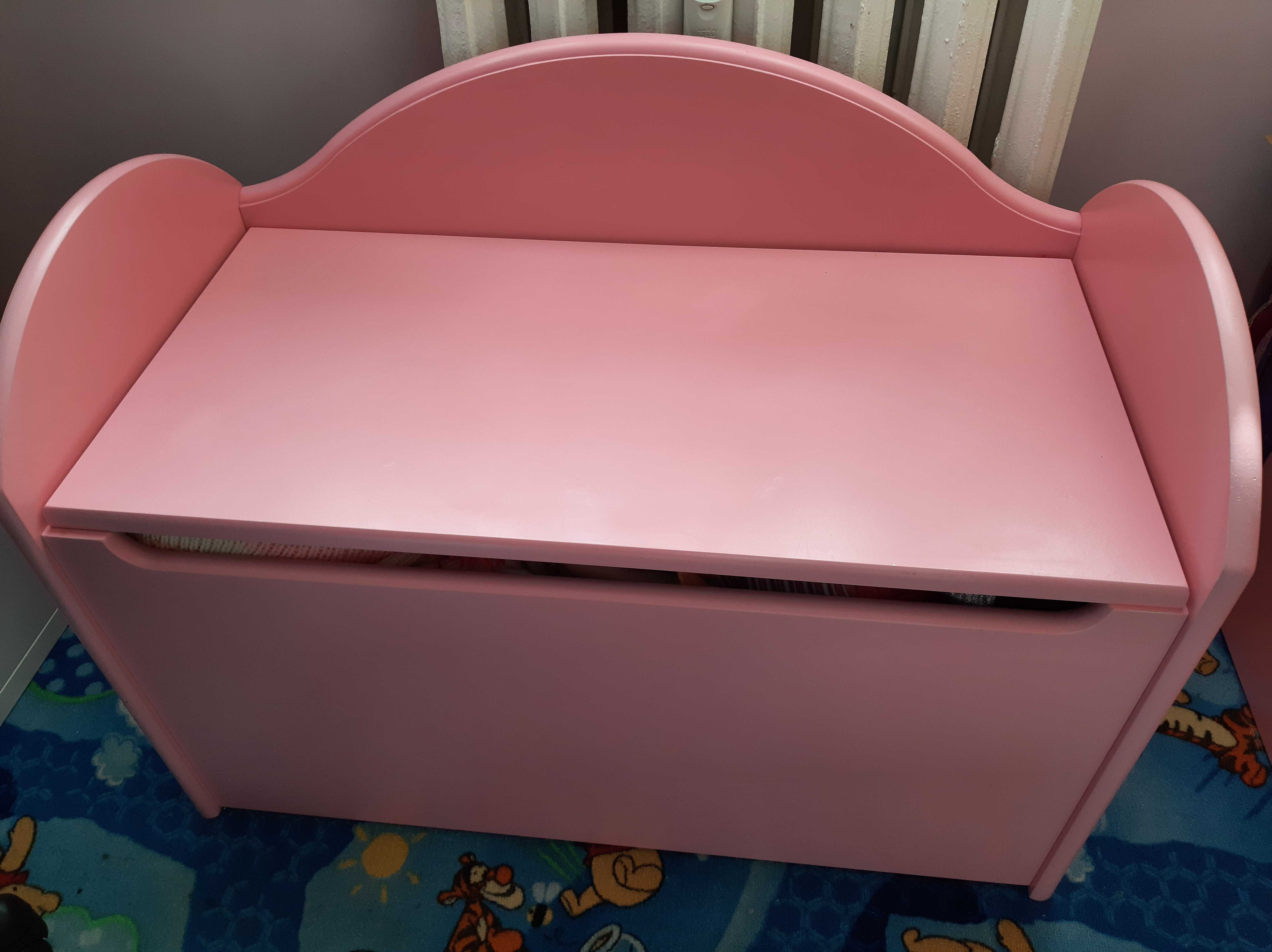 zestaw mebli BabyBest: łóżko piętrowe, komoda, drabinka, skrzynia