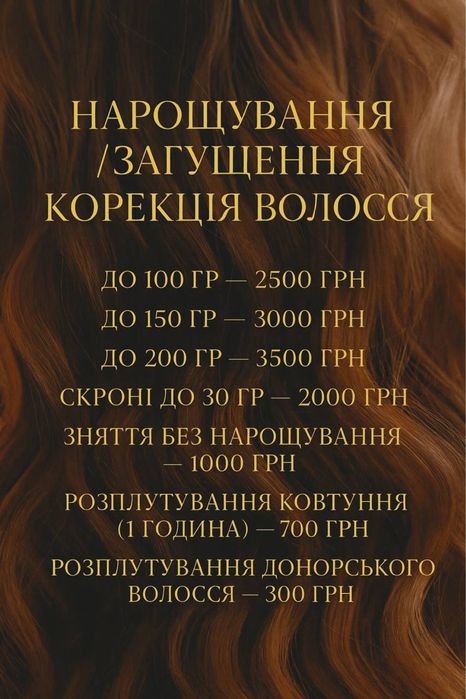 Нарощування волосся