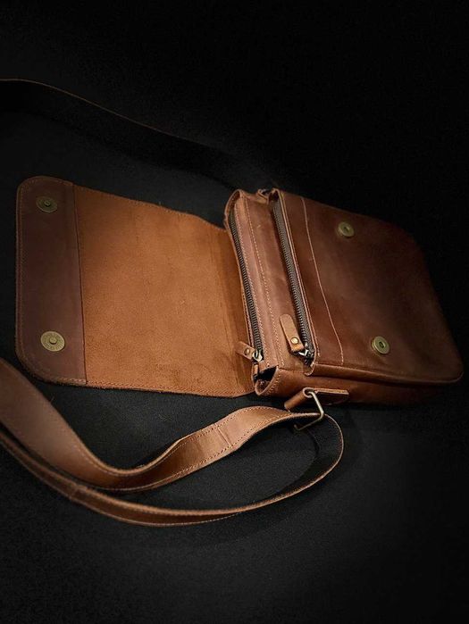 Подарок мужчине парню брату мужу сумка мужская ручной работы