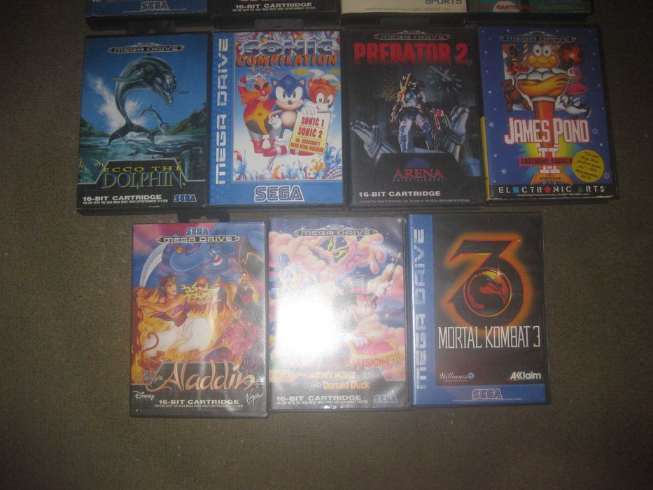 26 jogos Sega Mega Drive