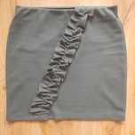 Spódnica mini khaki za darmo