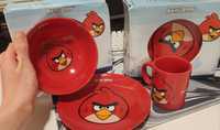 Детская керамическая посуда angry birds
