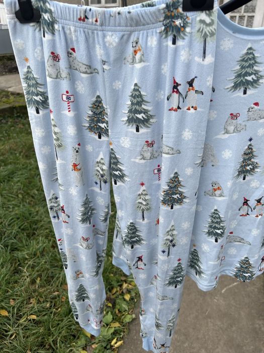 Велюрова новорічна піжама Primark р. 140