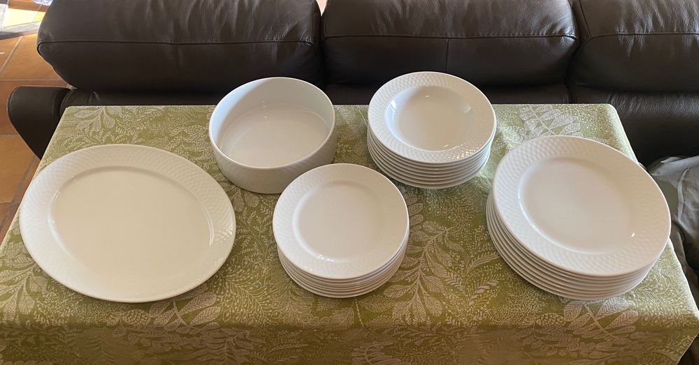 Conjunto set de louça de jantar novo