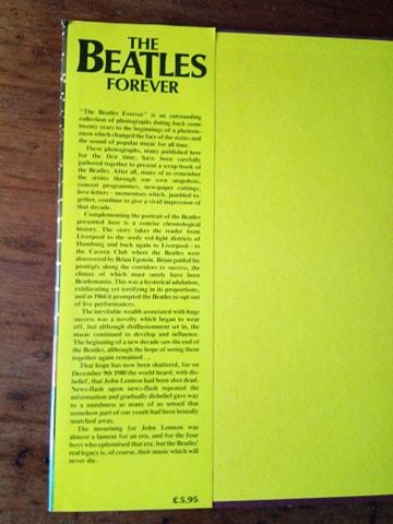 Книга "The BEATLES Forever" - (раритет, Англія 1981)