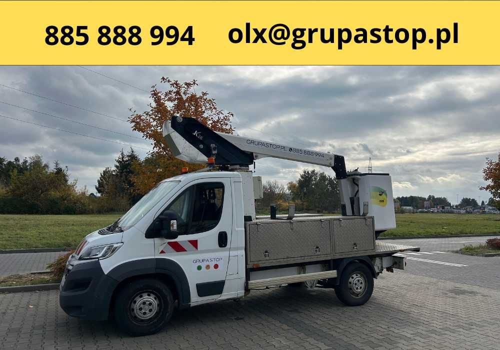 Podnośnik koszowy / zwyżka wynajem 12 m z operatorem