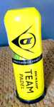 Caixa com 3 bolas de tênis marca dunlop