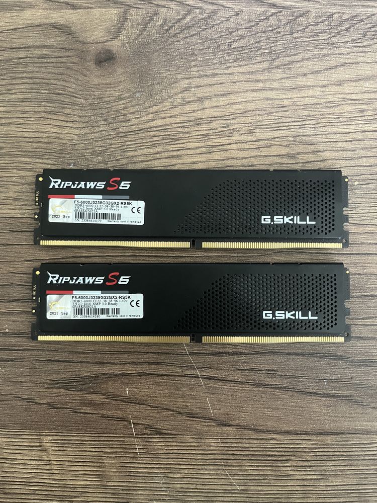 ОЗУ Low Profile DDR5 G.Skill Ripjaws S5 2x32Gb CL32 6000 Mhz