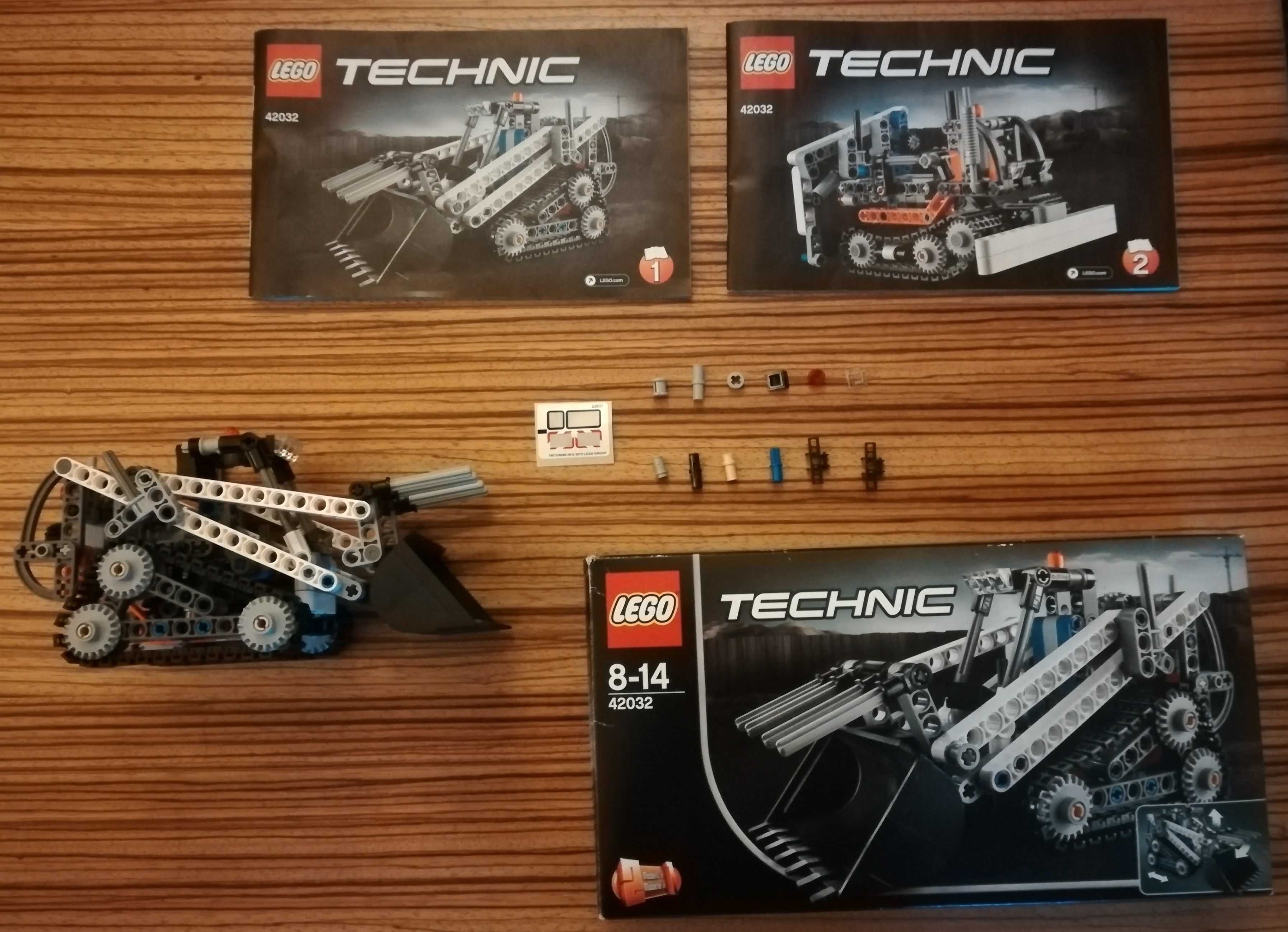 Lego Technic 42032 mała koparka gąsienicowa lub drugi pojazd stan bdb