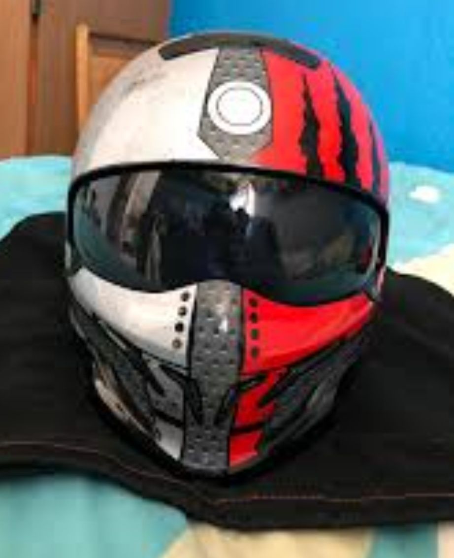 Capacete estilo Scorpion espacial astronauta lunar
